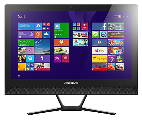 Lenovo® C40 Touch All-In-One PC, 21.5" Touchscreen, AMD A6, 8GB Memory, 1TB Hard Drive, Windows® 8